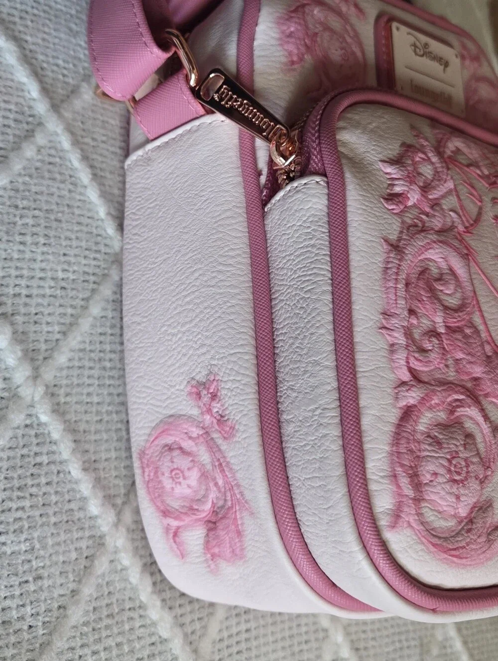 Loungefly Disney The Aristocats Marie Tonal Carving Crossbody Bag